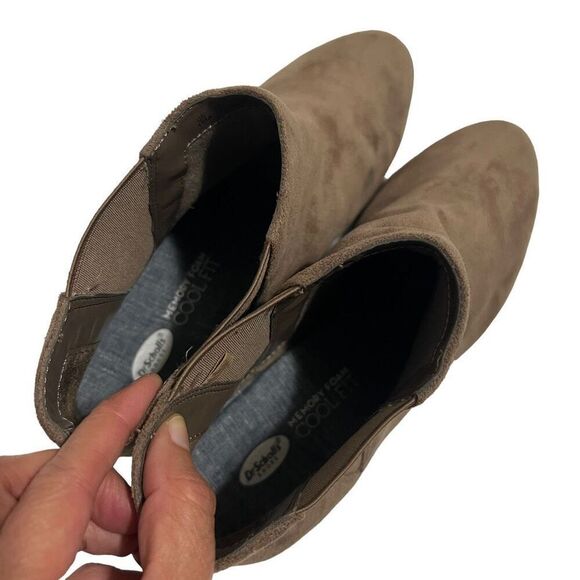 Dr. Scholl's Ankle Bootie Size 10M Women's Suede Tan/Brown - Picture 5 of 9
